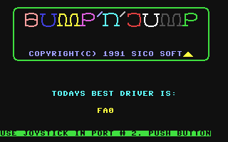 C64 GameBase Bump'n'Jump Sico_Soft 1991