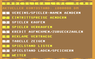 C64 GameBase Bundesliga_Live Atlantic_Software 1985