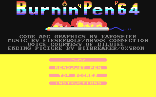 C64 GameBase Burnin'_Pen_'64 (Public_Domain) 2014