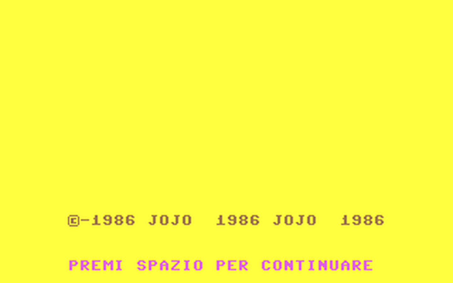 C64 GameBase Biscia,_La Pubblirome/Game_2000 1986