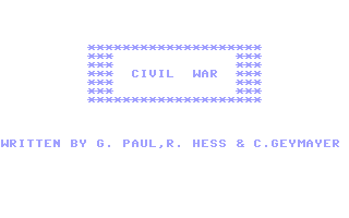 C64 GameBase Civil_War