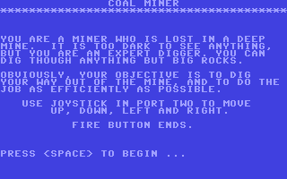 C64 GameBase Coal_Miner Tab_Books,_Inc. 1985