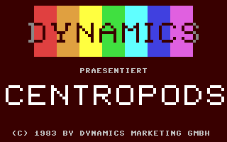 C64 GameBase Centropods Dynamics_Marketing_GmbH 1983