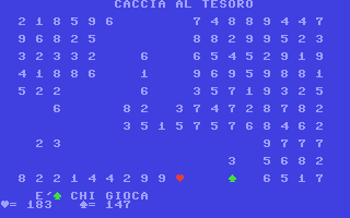 C64 GameBase Caccia_al_Tesoro Editsi_(Editoriale_per_le_scienze_informatiche)_S.r.l. 1985