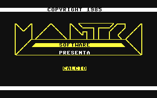 C64 GameBase Calcio Mantra_Software 1985
