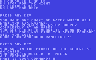 C64 GameBase Camel Creative_Computing 1979