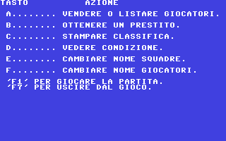C64 GameBase Campionato_di_Calcio Edisoft_S.r.l./Next_Game 1984