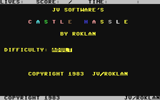 C64 GameBase Castle_Hassle Roklan_Corp. 1983