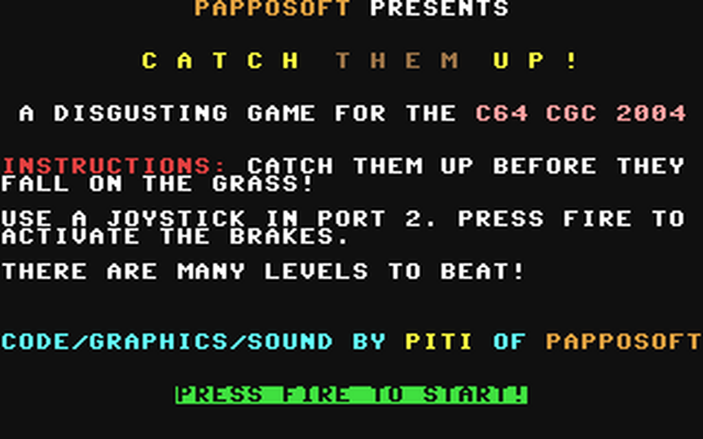 C64 GameBase Catch_Them_Up! Papposoft 2004