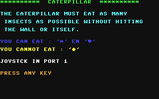 C64 GameBase Caterpillar Robtek_Ltd. 1986