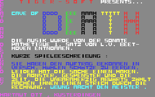 C64 GameBase Cave_of_Death Tronic_Verlag_GmbH/Compute_mit 1986