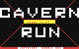 C64 GameBase Cavern_Run Bubble_Bus 1983