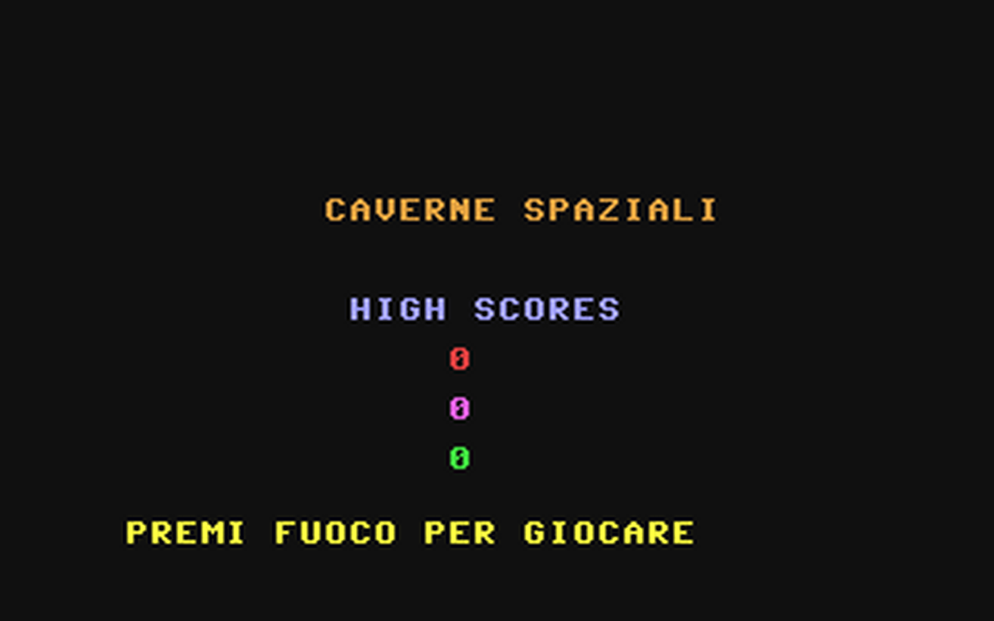 C64 GameBase Caverne_Spaziali J.soft_s.r.l./Super 1985