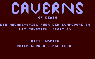 C64 GameBase Caverns_of_Death Tronic_Verlag_GmbH/Homecomputer 1985