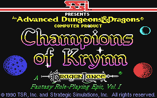 C64 GameBase Champions_of_Krynn SSI_(Strategic_Simulations,_Inc.) 1990