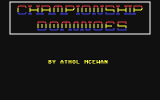 C64 GameBase Championship_Dominoes Argus_Specialist_Publications_Ltd./Commodore_Disk_User 1989