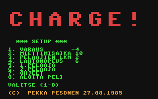 C64 GameBase Charge! Megasystems_Oy/Floppy_Magazine_64 1985