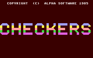 C64 GameBase Checkers Alpha_Software_Ltd. 1986
