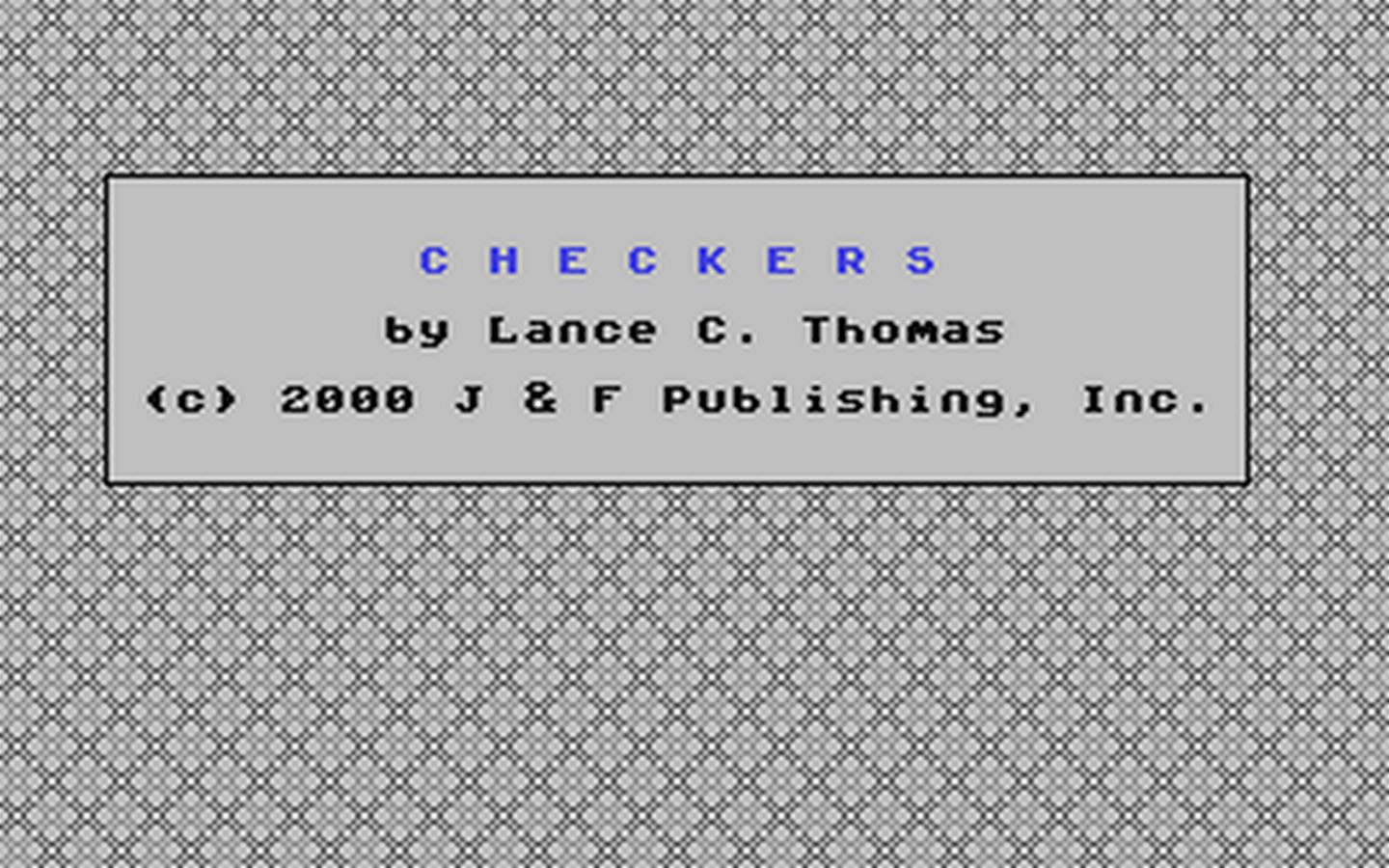C64 GameBase Checkers Loadstar/J_&_F_Publishing,_Inc. 2000