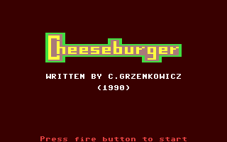 C64 GameBase Cheeseburger 1990