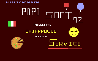 C64 GameBase Chiappucci_Pizza_Service PDPD_Software 1992