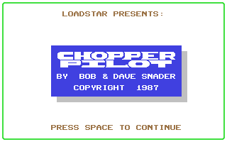 C64 GameBase Chopper_Pilot Commodore_Magazine,_Inc. 1987