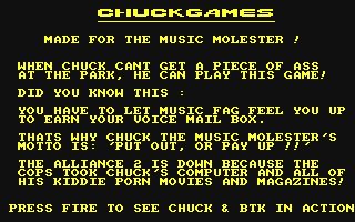 C64 GameBase Chuckgames (Not_Published) 1987