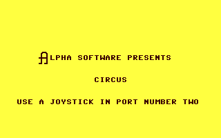 C64 GameBase Circus COMPUTE!_Publications,_Inc./COMPUTE! 1983