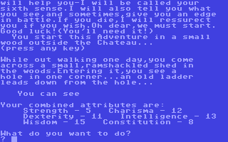 C64 GameBase Citadel_Pershu Interface_Publications 1985
