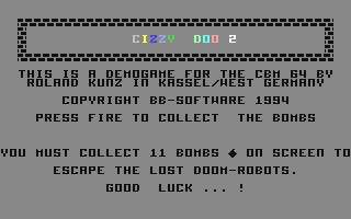 C64 GameBase Cizzy_Doo_II BB_Software 1994