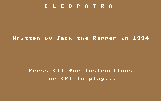 C64 GameBase Cleopatra B-Soft_PD 1995