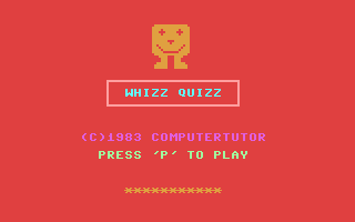 C64 GameBase Clever_Clogs_-_Whizz_Quiz Argus_Press_Software_(APS) 1983