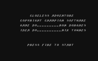 C64 GameBase Clueless_Adventure Champion_Software 1997