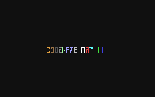 C64 GameBase Codename-Mat_II Domark 1985