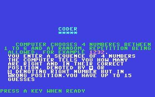 C64 GameBase Coder Century_Communications_Ltd. 1985
