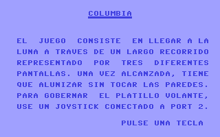 C64 GameBase Columbia Grupo_de_Trabajo_Software_(GTS)_s.a./Commodore_Computer_Club 1985