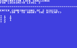 C64 GameBase Combination_Lock_Game Tab_Books,_Inc. 1985