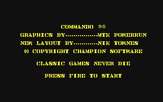 C64 GameBase Commando_96 Champion_Software 1996