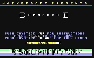C64 GameBase Commando_II_-_Uncut (Created_with_SEUCK) 1995