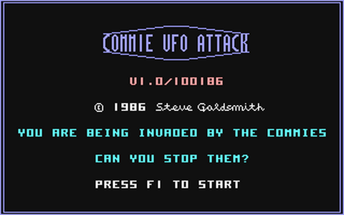 C64 GameBase Commie_UFO_Attack 1986
