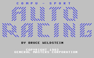 C64 GameBase Compu_Sport_Auto_Racing K-Tek/K-Tel_Software_Inc. 1983