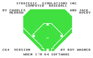 C64 GameBase Computer_Baseball SSI_(Strategic_Simulations,_Inc.) 1983