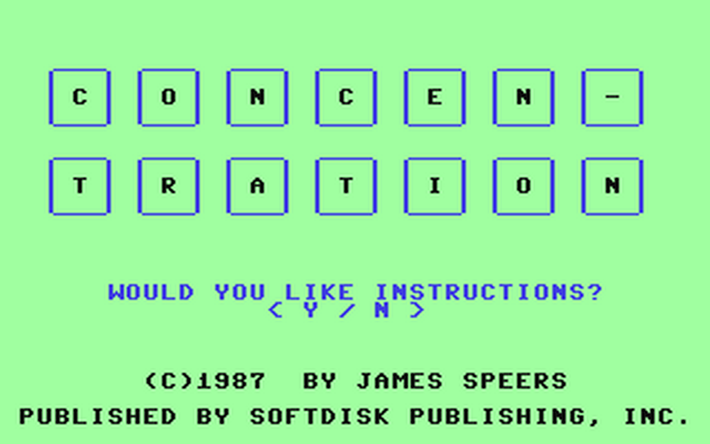 C64 GameBase Concentration UpTime_Magazine/Softdisk_Publishing,_Inc. 1987