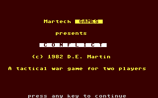 C64 GameBase Conflict Martech 1982