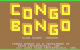 C64 GameBase Congo_Bongo US_Gold/SEGA 1983