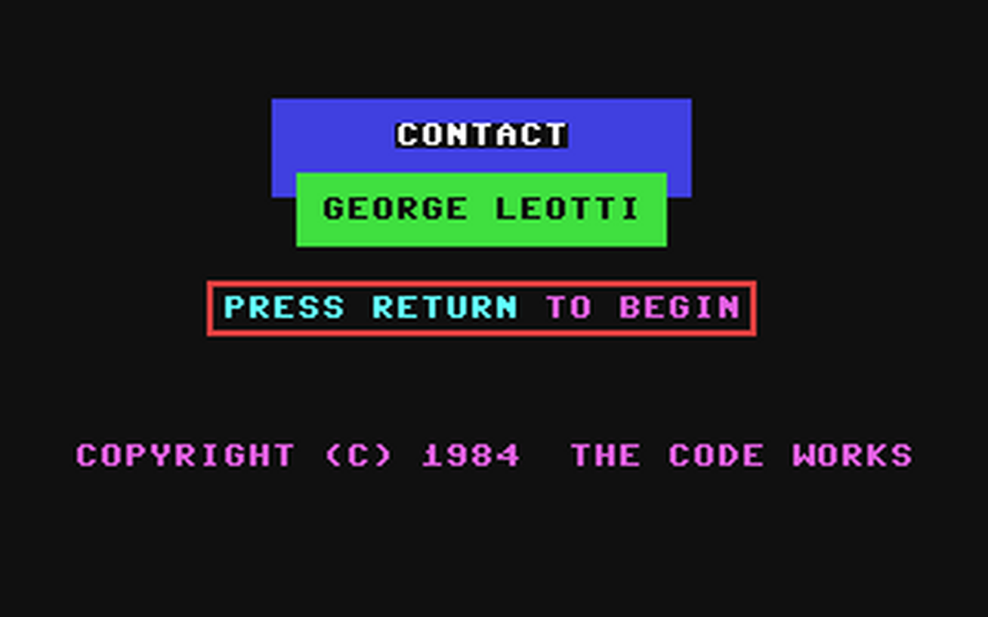 C64 GameBase Contact Warner_Books,_Inc. 1984