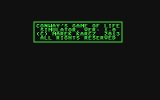 C64 GameBase Conway's_Game_of_Life_Simulator (Public_Domain) 2013