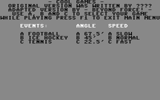 C64 GameBase Cool_Games (Public_Domain) 1988