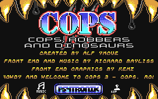 C64 GameBase Cops_III_-_Cops,_Robbers_and_Dinosaurs Psytronik_Software 1994