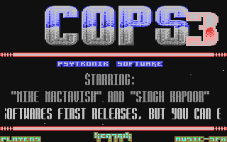 C64 GameBase Cops_III_-_Cops,_Robbers_and_Dinosaurs Psytronik_Software 1994